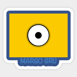 MINION USA DESPICABLE MARGO GRU Sticker